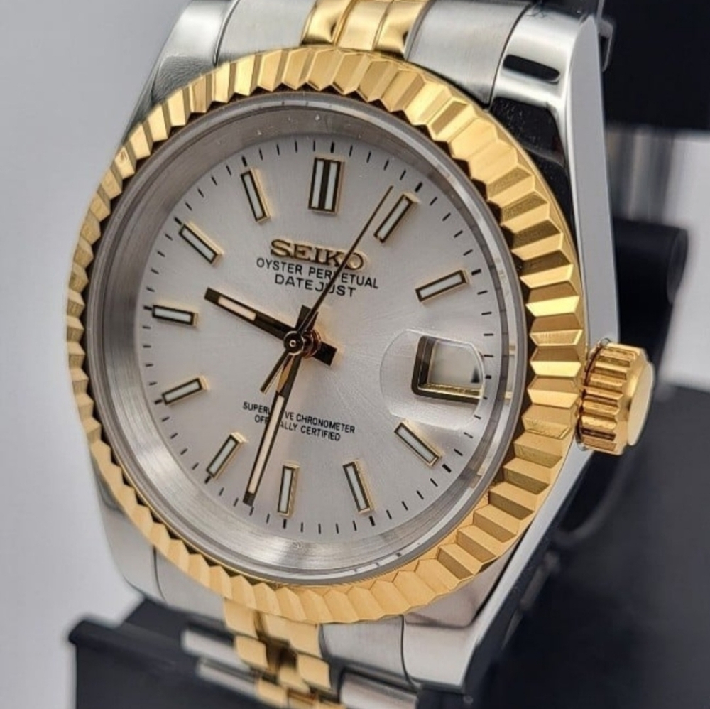 New Seiko Mod 36mm Automatic Watch